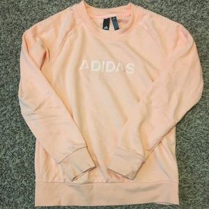 Pink adidas sweatshirt. Brand new only worn once